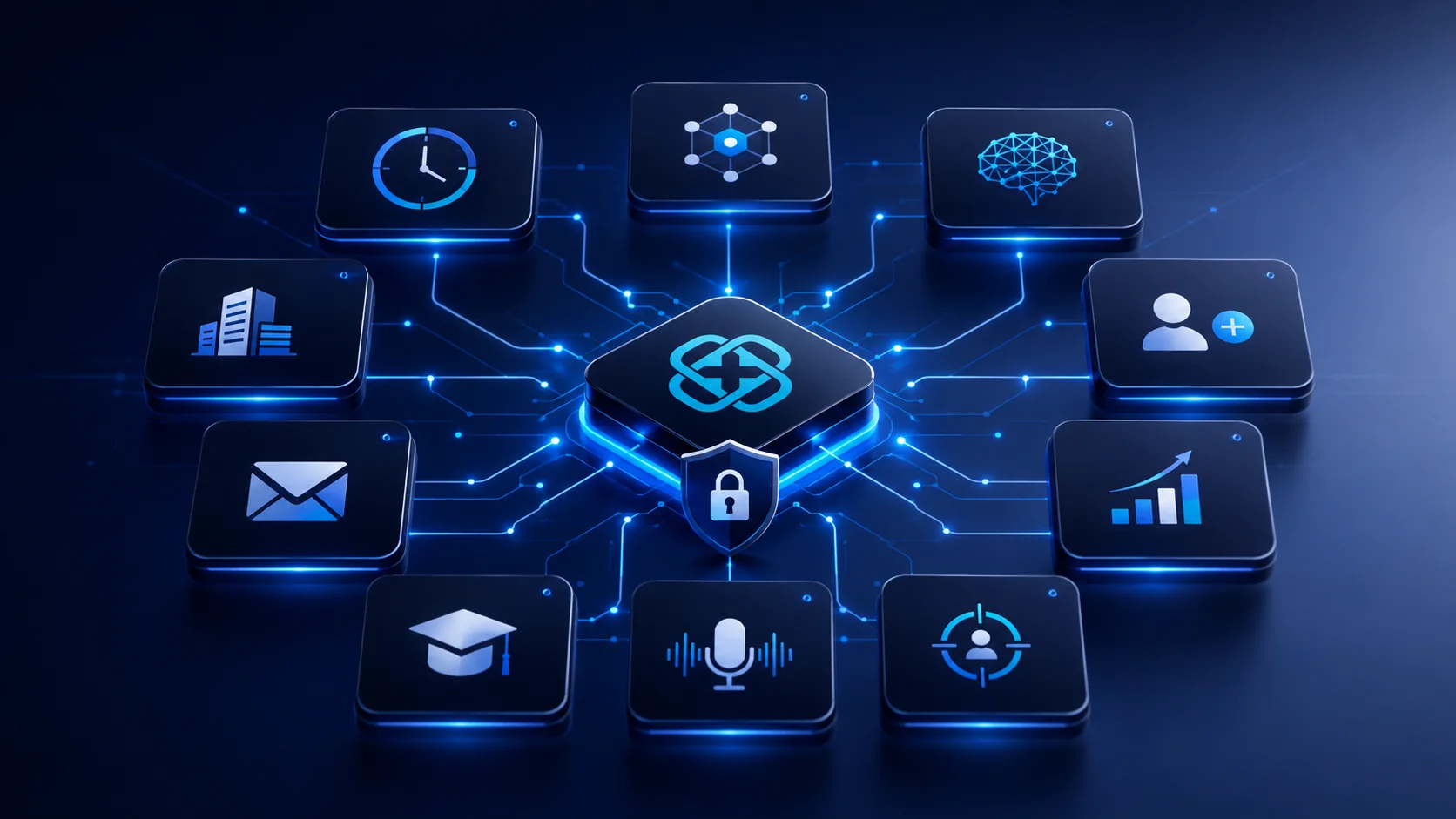 Übersicht der vernetzten Officia Produkte als digitales Ecosystem